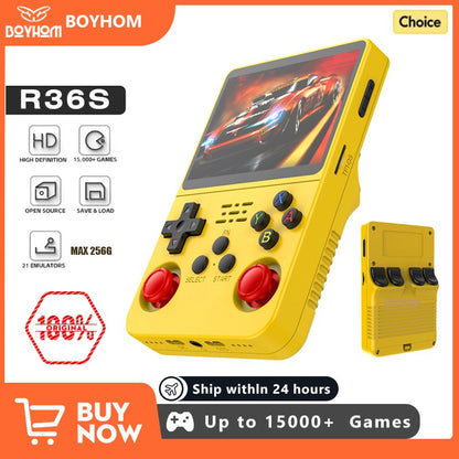 Console Retro R36S – Portátil, Open Source e Potência Linux na Palma da Mão