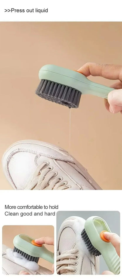 Escova de Limpeza com Sistema Push