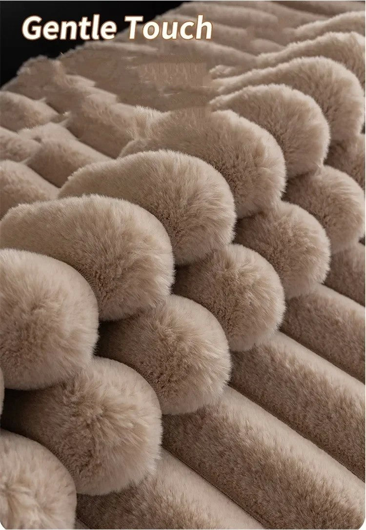 Capa para sofá de pelúcia Resistente e Lavável