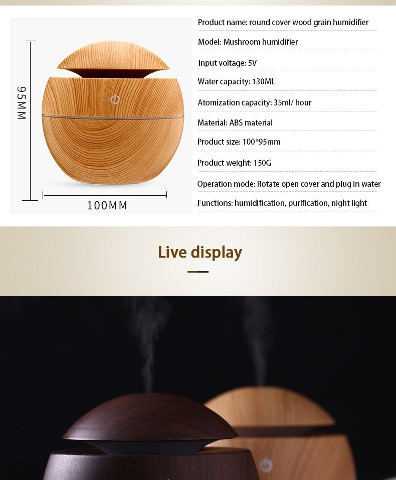 Umidificador Cogumelo USB — 200ml