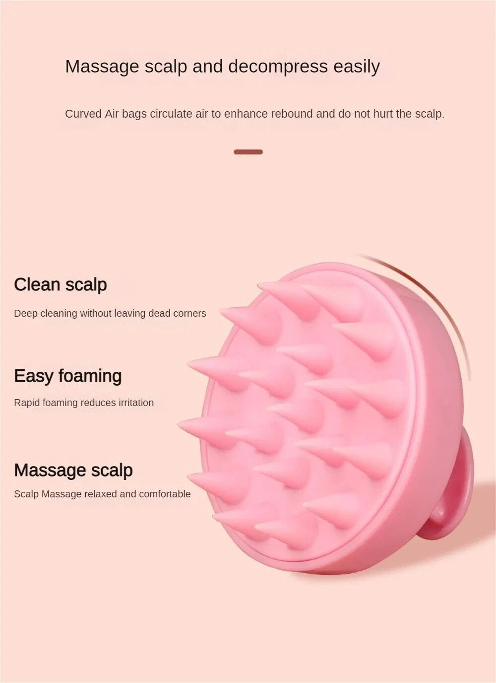 Escova de Shampoo Massageadora