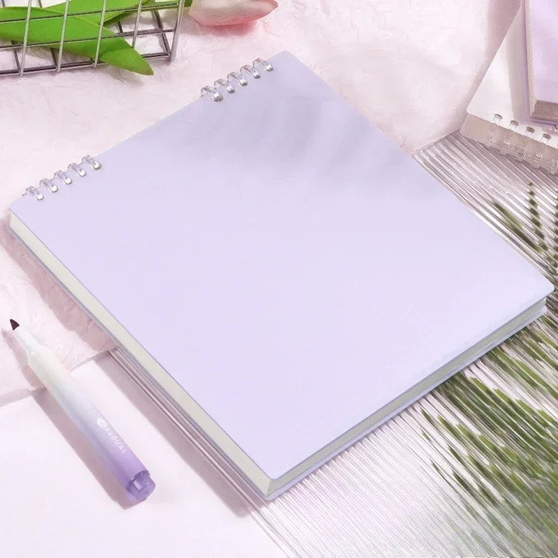 Bloco de Notas Flip B5 – Grade Pautada, 60 Folhas de Alta Gramatura (80g)