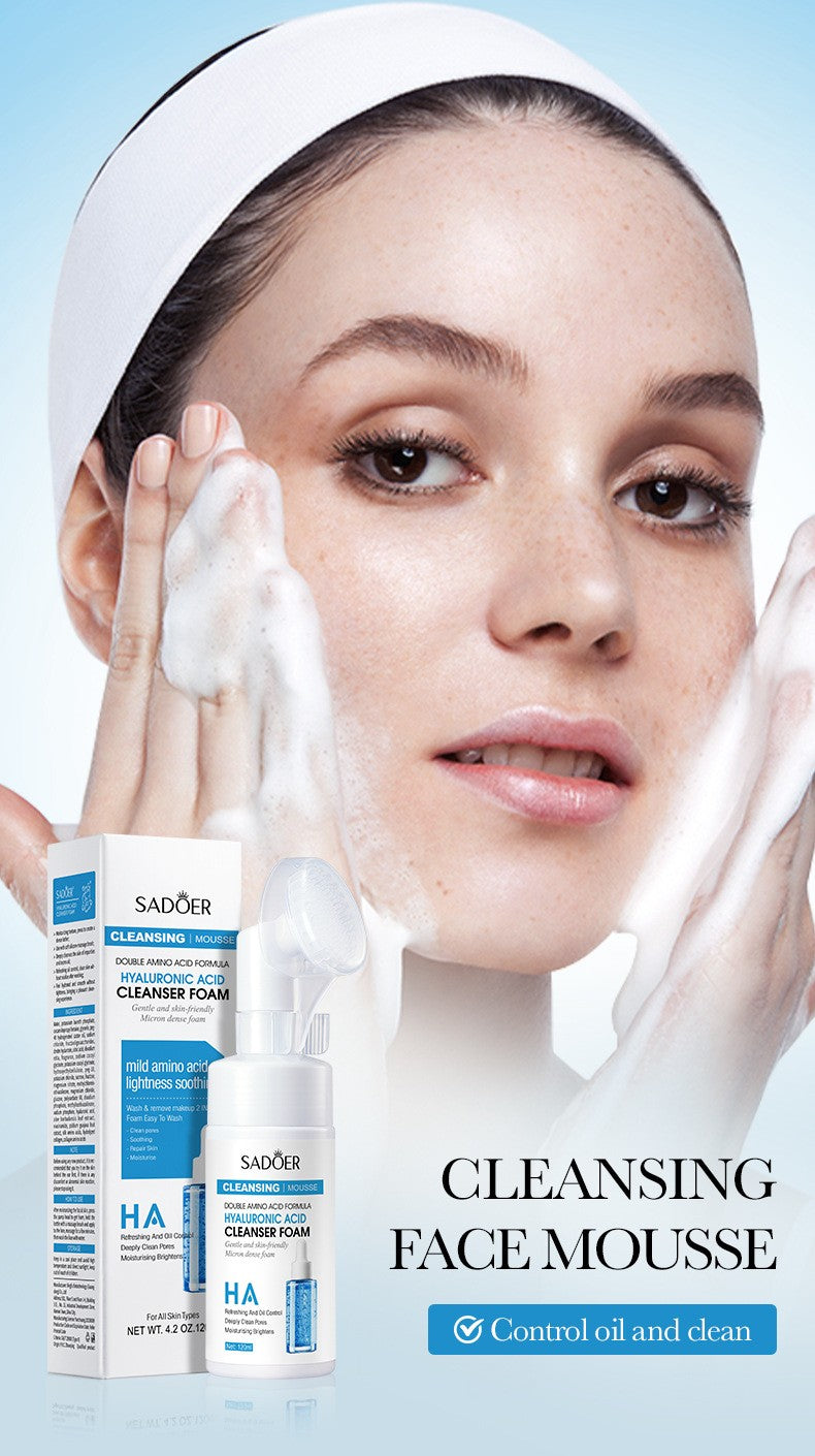 Espuma de Limpeza Facial - SAODER Q10 + Vitamina C