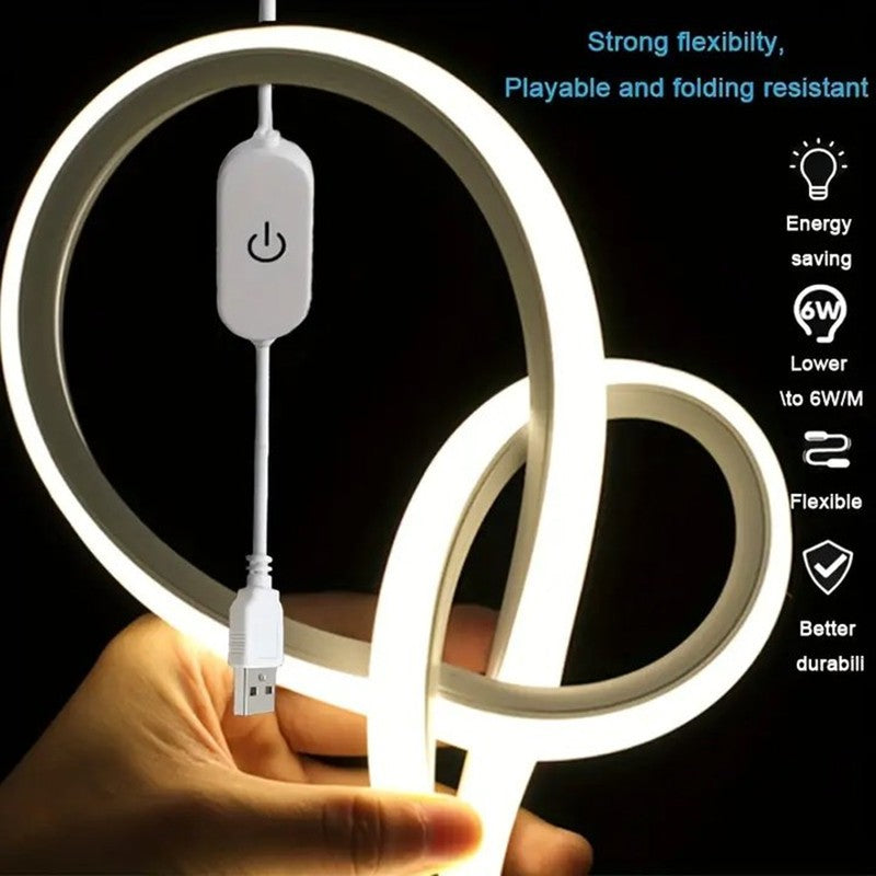 Fita LED Decorativa Shine-Tale com Conexão USB — Neon Flexível