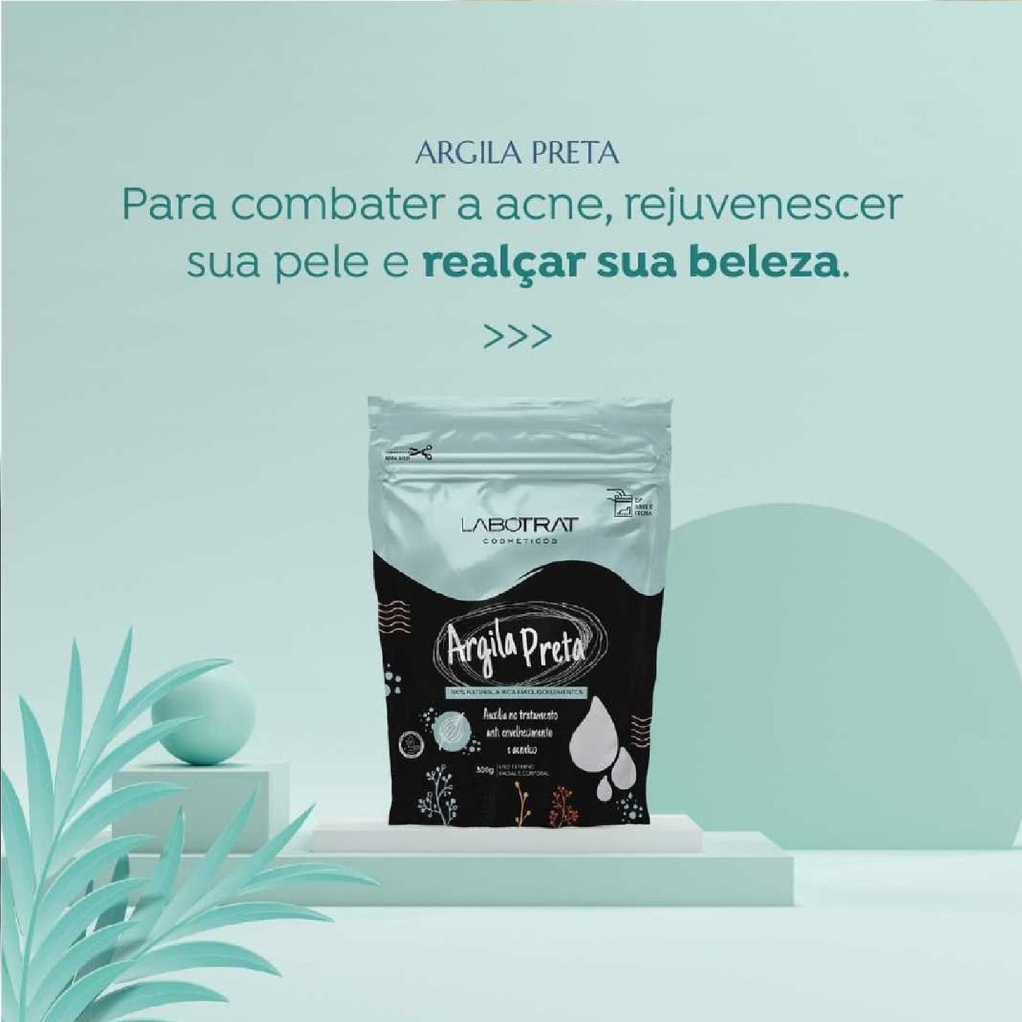 Argila Preta 300g – Rejuvenesça com Poder Mineral
