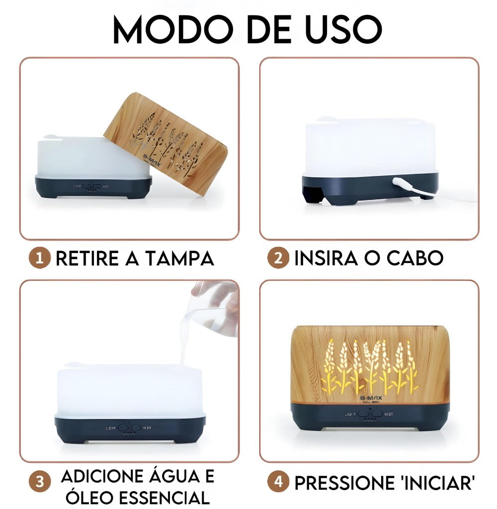 Difusor De Aromas Ultrassônico