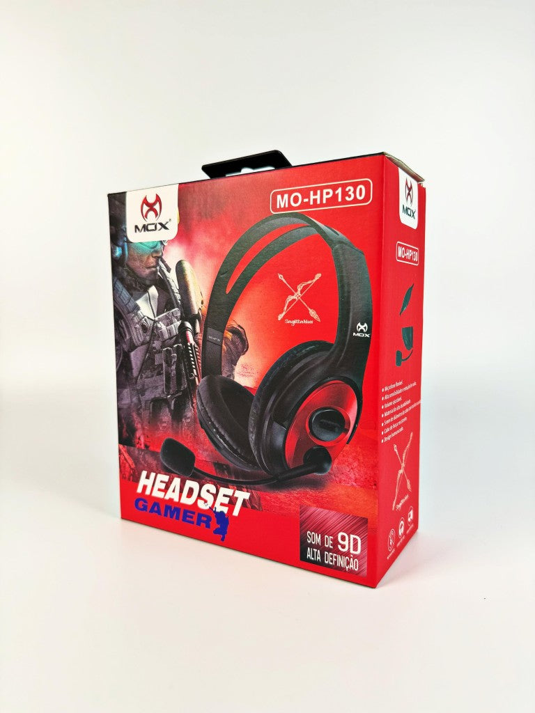 Headset Gamer com Fio Mox MO-HP130 PRO