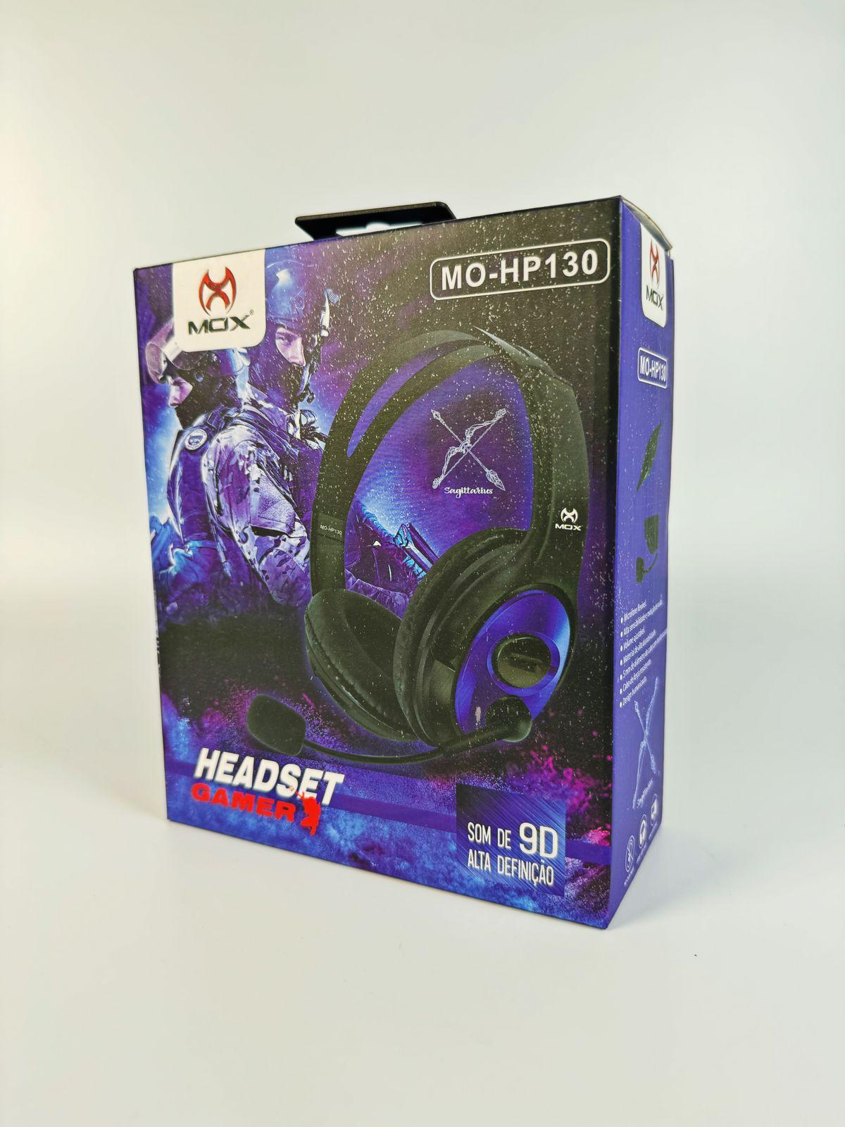 Headset Gamer com Fio Mox MO-HP130 PRO